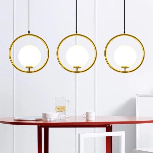 Loft Retro American Crystal Pendant Light GOLD Iron For Dining Room Restaurant Bedroom Coffee shop Living Room LED E27 bulbs