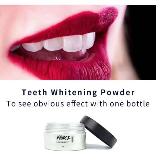 Teeth Whitening Powder Dental Sweet Smile Natural Organic Essence Cleaner Oral Fresh Breath Tooth Tea and Coffee Stains Remover
