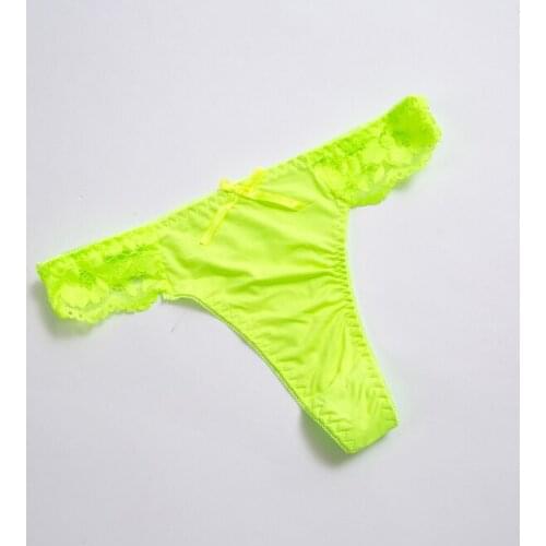 Euro Size Thong For Women Sexy Brazilian Panties G String Rose Flower Lace Print Romantic Underwear Sexy Lingerie