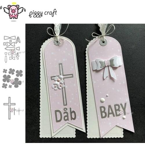 Piggy Craft metal cutting dies cut die mold Flower cross bow Scrapbook paper craft knife mould blade punch stencils dies