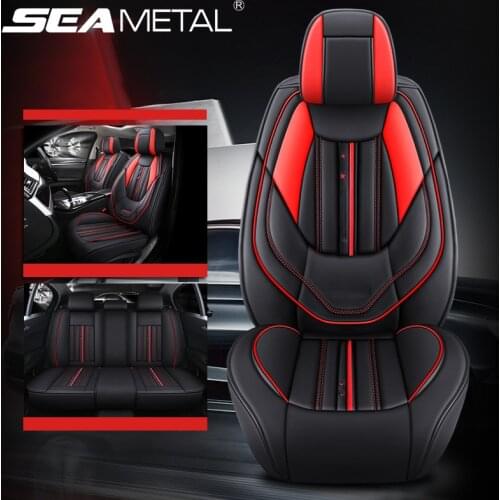 Universal Car Seat Cover PU Leather High-Quality Sport Vehicle Seat Cushion for Honda Toyota VW Mazda Auto Goods Car Accessories