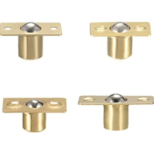 Uxcell 5-20pcs 8mm 9.5mm 11mm 12.5mm 16.5mm Brass Door Cabinet Closet Drawer Brass Tone Ball Catch Latch Catcher