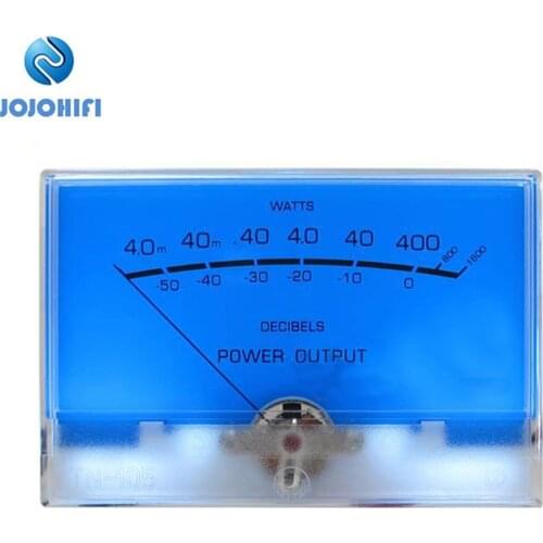 TN-105 Classic McIntosh Lake Blue High Precision VU Meter DB Table Discharge Flat Table Pre-Stage Audio Amplifier Power Meter
