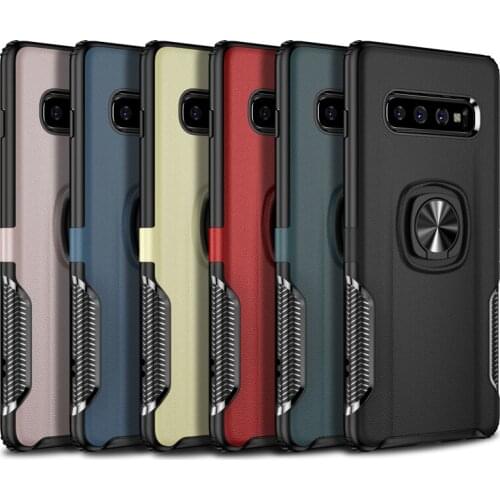 Armor Finger Ring Cases For P20 30 Pro Lite Nova 3 4 Invisible Bracket Soft Silicone Phone Cover For Huawei Mate 10 20 Pro