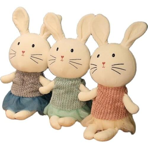 3 Style 2 Size 35/55CM Cute Plush Toy Rabbit Doll Rabbit Baby Gift Soft Kawaii Stuffed Plush Bunny Christmas Gift Plush Baby