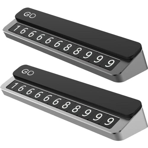 Car Temporary Parking Phone Number Protect Privacy for Car Stop Parking Sign