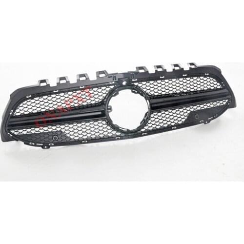 Car Plastic Front Bumper Grill Mesh Racing Middle Grill AMG GT Center Vertical Bar 2020 For Mercedes-Benz A-class W177