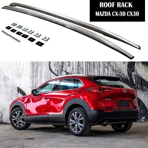 Aluminum Alloy Roof Rack For Mazda CX-30 CX30 2020 2021 Rails Bar Luggage Carrier Bars top Cross bar Rack Rail Boxes