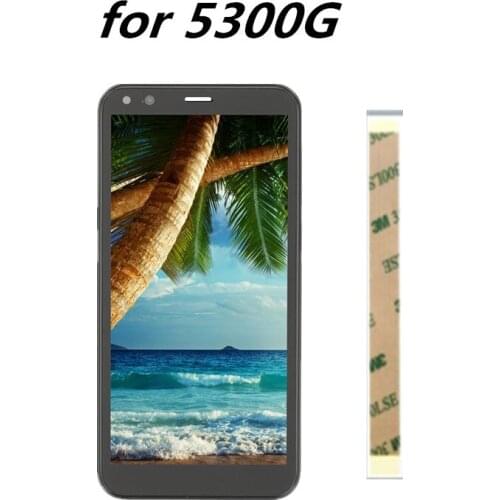 5.34inch For BQ BQ-5300G Velvet View Assembly Display lcd + Touch Screen Panel Replacement for 5300g Cell Phone