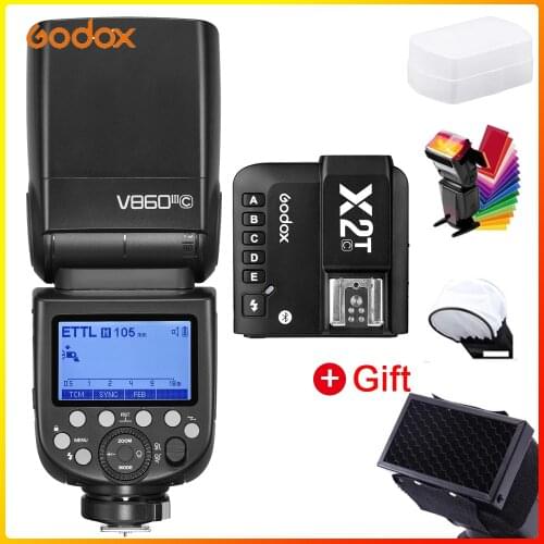 Godox V860III 2.4G Wireless TTL 1/8000s Flash Speedlite Li-on Battery X2T-C/N/S/F/O/P Trigger for Canon Nikon sony fuji olympus