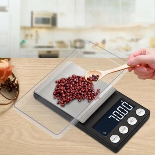 Digital Scale LCD Screen Multi-unit Display ABS Electronic Food Scale for Home Jewelry Store Accessories Jewelry Weighing