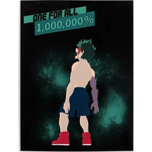 Home Decoration Prints Pictures One for All Canvas Painting Wall Art Modular Japanese Anime Poster Bedside Background No Frame