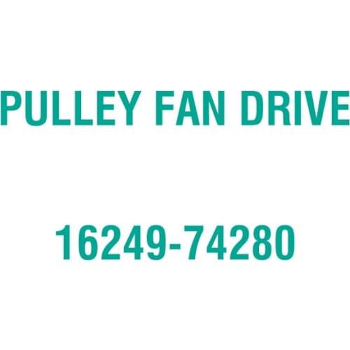 For Kubota 16249-74280 PULLEY FAN DRIVE