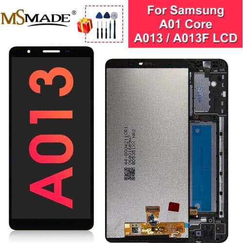For Samsung Galaxy A01 Core Display SM-A013F LCD Touch Screen Digitizer Display Replacement For Galaxy A013 SM-A013G LCD 5.3"