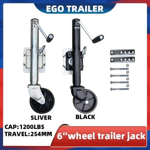 Trailer jack jockey wheel trailer parts 6inch wheel