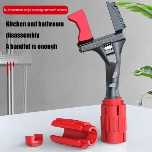 24-in-1 Flume wrench Anti-slip Kitchen Sink Sleeve Water Pipe Repair Wrench Bathroom Faucet Plumbing installation and Maintenanc