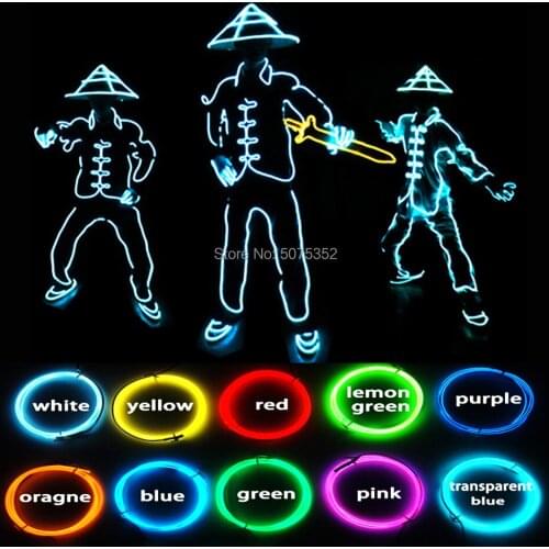 Chinese Style Cosplay Costume Led Lighting Soldier Costume Stage Performance EL Costume DIY Costume
