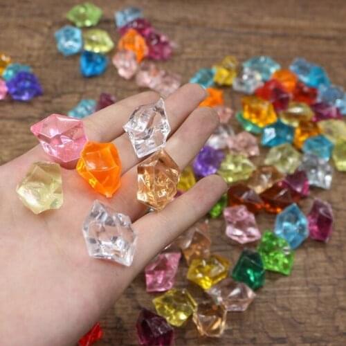 Creative colorful fake ice cube photography acrylic imitation ice cube photography props