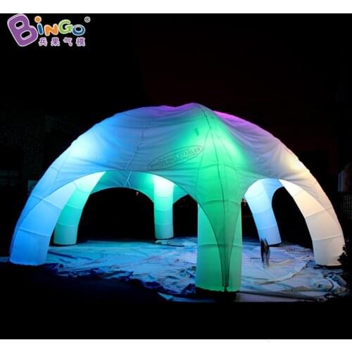 Free Shipping 10m diameters glow in the dark Strong oxford cloth inflatable dome tents for Party toy