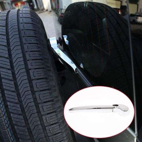 For Land Rover Defender 110 2020-22 ABS Chrome-plated Silver Car Rear Windshield Wiper Trim Cover Trim Car Accessories