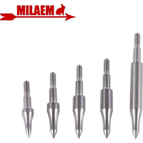 12pcs 75-100-125-200-250-300gr Archery Arrowhead Field Arrow Points Steel Tips Broadhead Screw Target shooting Arrow Accessories