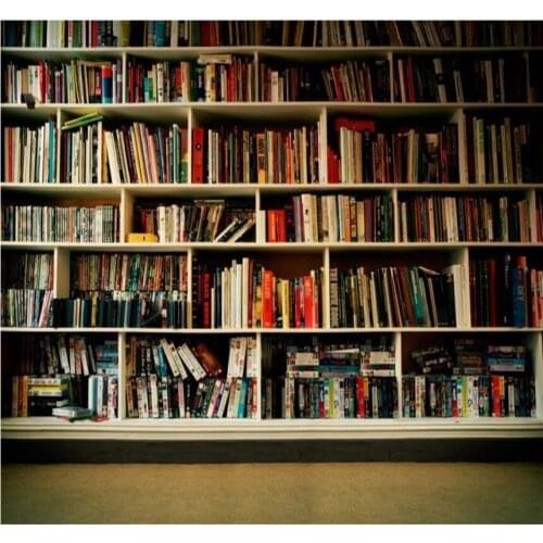 Xuesu Custom 3D bookshelf wallpaper mural photo background wall decoration painting