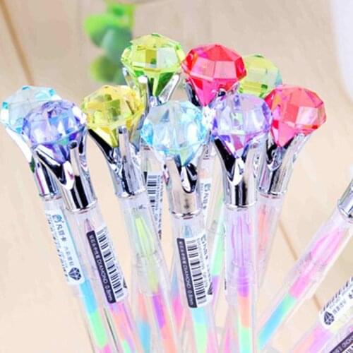 New Cute Diamond Shape Ball Point Pen Office School Stationery Pens Kids Party birthday