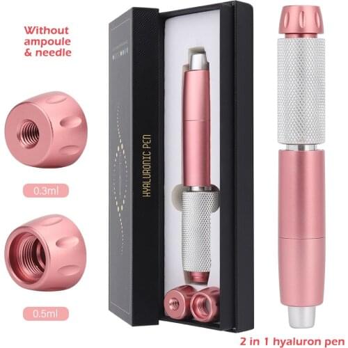 2 In 1 High Pressure Hyaluronic Acid Pen Beauty Lip Injector Wrinkle Removal Hyaluron Pen Face Care Hyaluronic Acid Lip Filler