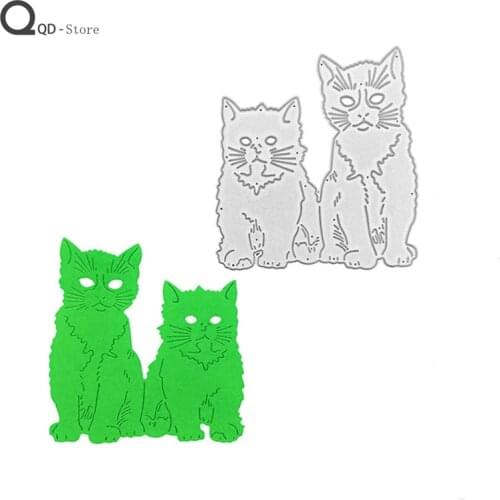 Scrapbook Childrens Puzzle The Two Little Kittens Metal Cutting Dies Handmade Tools DIY Card Make Mould Model Craft Decoration