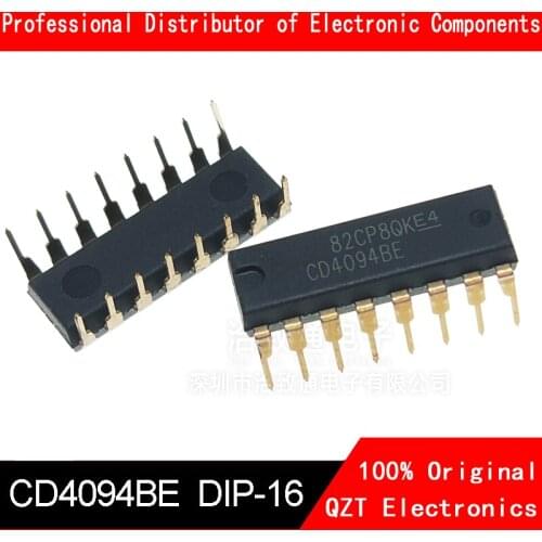 10pcs/lot CD4094BE CD4094 DIP16 shift register new original