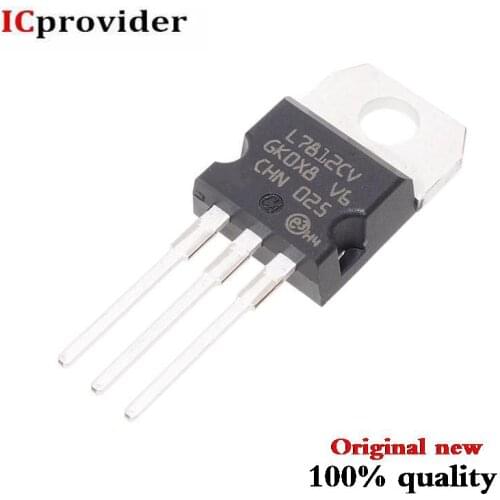 10pcs/lot L7812CV L7812 TO220 7812 LM7812 MC7812 TO-220 new and original IC Chipset