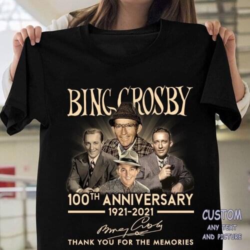 100 Years Anniversary Bing Crosby T Shirts Personalized Gift