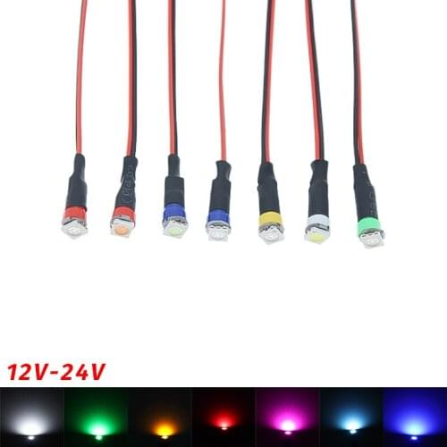 50*Car modification LED light 12-24V instrument light foot sole light atmosphere light hand door handle light storage box light