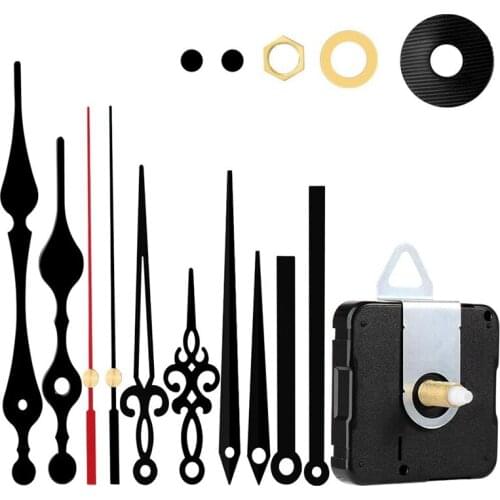 Clock Mechanism High Torque Clock Kit Clock Mechanism Replacement Quartz Clock Movement DIY Clock Hands and Motor Kit