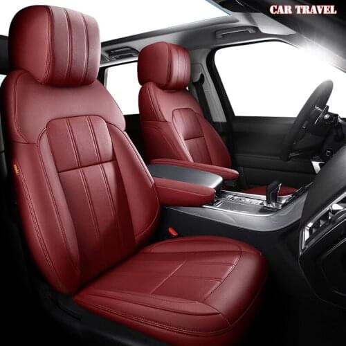 CAR TRAVEL custom leather car seat cover for Skoda Octavia 2 a7 a5 Fabia Superb Rapid Yeti car seats protector car cushion