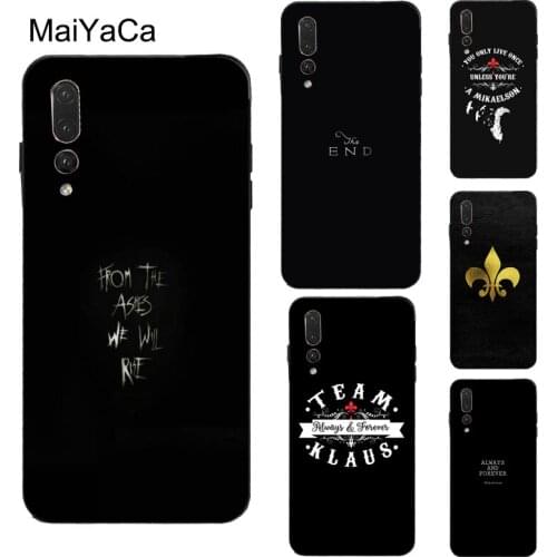 MaiYaCa Vampire Diaries The Originals Case For Huawei Honor 20 7A Pro 10i 8X 9X 9 10 Lite 7C 8A 8C 8S Y9 Y6 Y7 2019 Nova 5T