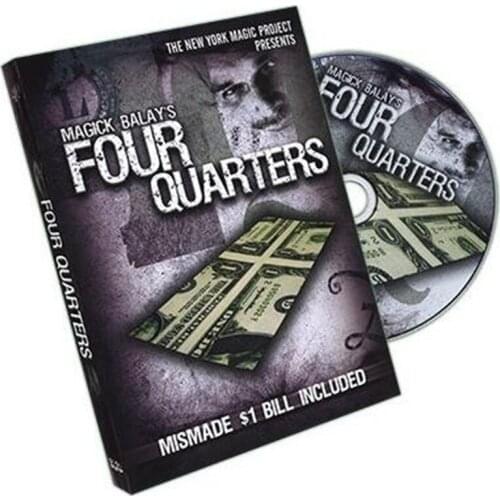 Four Quarters by Magick B (Gimmick ) Illusions Magic Tricks For Professional Magicians Close up Magic Props