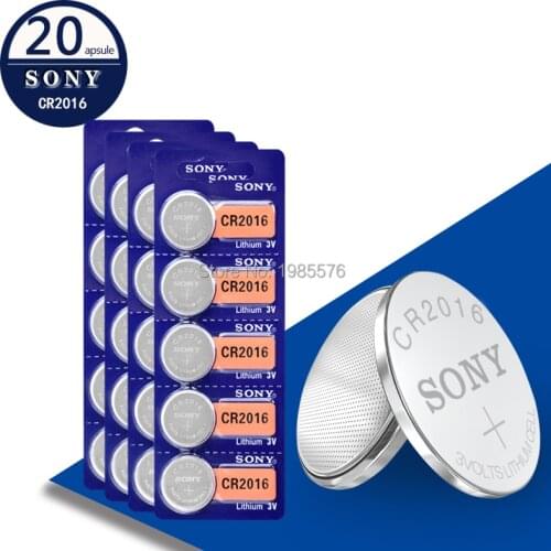 CR2016 BR2016 DL2016 LM2016 KCR2016 ECR2016 Sony 20pc button 3v battery control toy car lithium battery watch computer