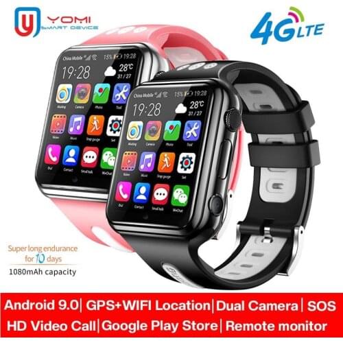 Smart Watch Baby 4G Network 1G+8G Memory Support HD Video Call Google Play Store APP Download Remote GPS Watch for Students