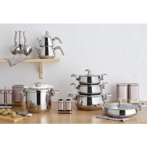 Emsan Anka 17 Piece Dowry Set Golden Pink