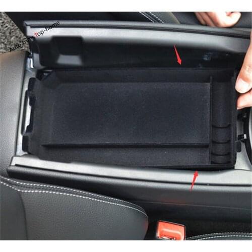 Yimaautotrims Interior Kit For Mercedes-Benz C Class W205 2015 - 2020 Central Storage Armrest Container Pallet Box tray Cover