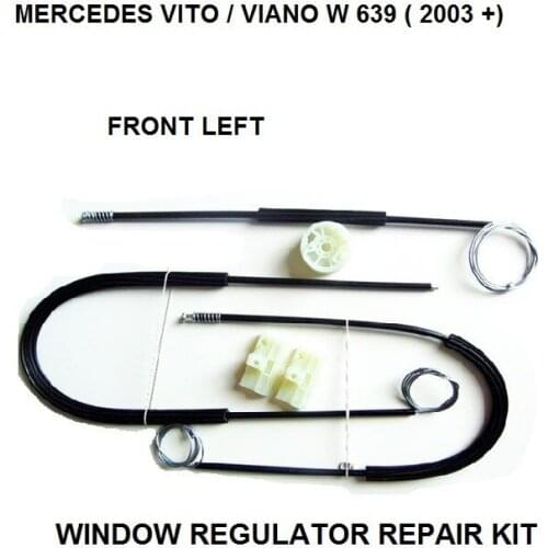 FOR MERCEDES VITO / VIANO W 639 WINDOW REGULATOR REPAIR KIT FRONT-LEFT FROM 2003