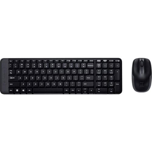 Logitech MK220 1000DPI Wireless Keyboard and Mouse Set for home company office for Windows Vista Windows XP Win7 Win8 Win10