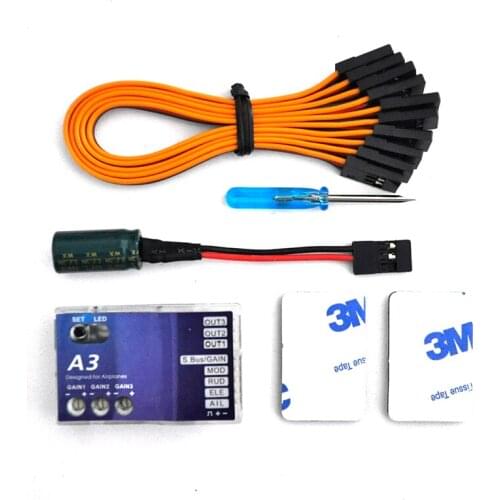 A3 Flight Controller 6-Axis Gyroscope Balancing Apparatus for RC Airplane Fixed-wing Copter