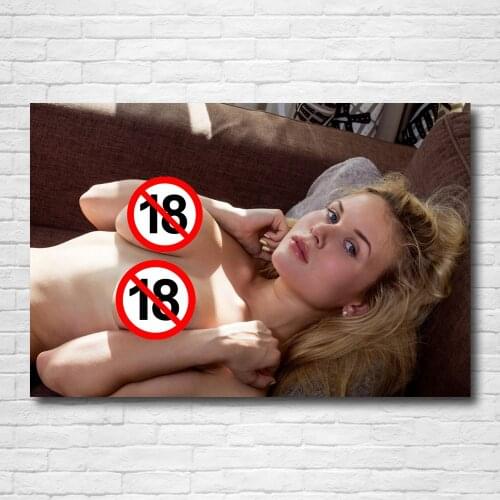 Beautiful Girls Wallpaper Sexy woman Blonde Babe Adult Artistic Posters Canvas Wall Art Paintings for Home Room Decor
