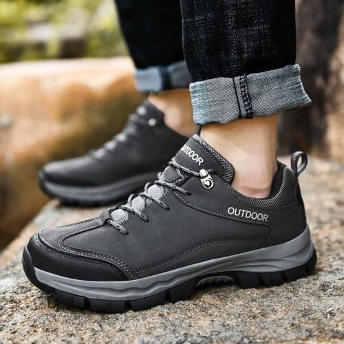 Mesh Men Casual Shoes Summer Outdoor Sneakers Men Trainers Non-slip Climbing Hiking Shoes Breathable Mens Treking Shoe