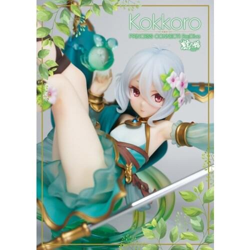 Resin Figure Kit Unpainted Princess Connect! Re:Dive Kokoro Natsume Self-Assembled Model Kit Colorless Anime Figure No.25