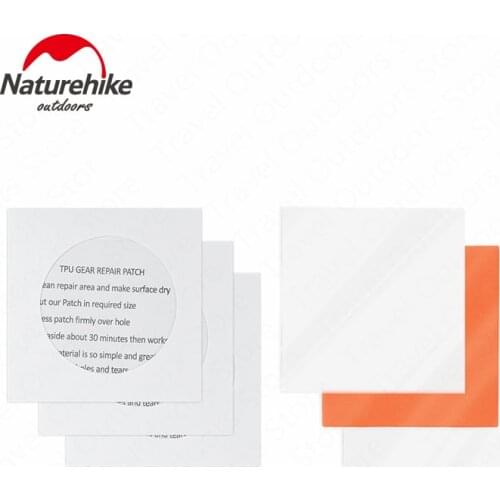 Naturehike Tent Transparent TPU Patch Stickers Sleeping Bag Pillow Inflatable Mattress Waterproof Prevent Leakage Stickers Tool