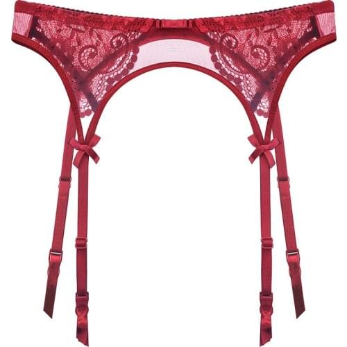 Wasteheart Fashion New Black Red Stocking Garters Lace Embroidery S M L Ultrathin Sexy Women Stocking Suspender Belt Temptation