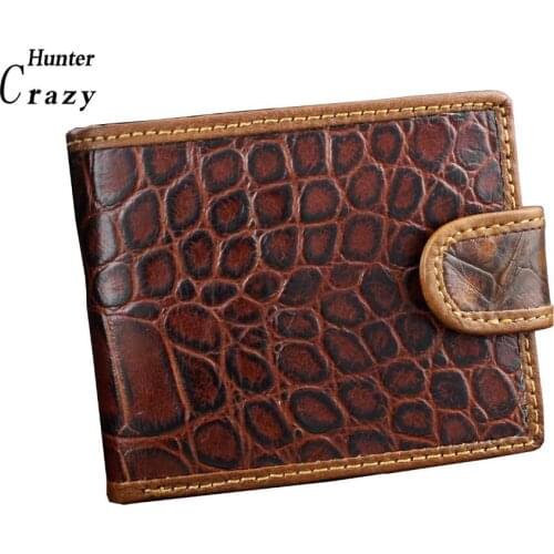 New Mens Genuine Leather Bifold Wallet Vintage Coin Purse Short Card Holder Tw1